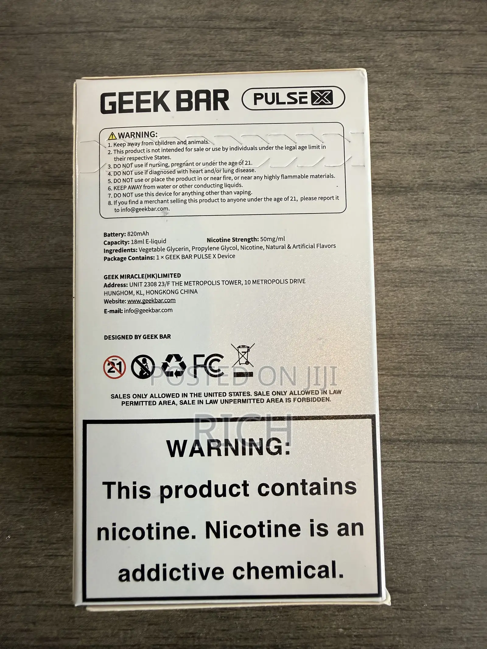 Geek Bar Pulse X