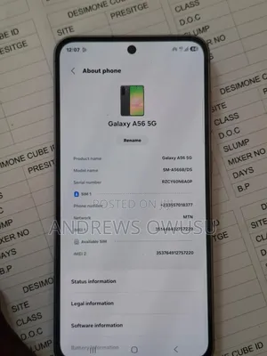 Samsung Galaxy A56 256 GB White