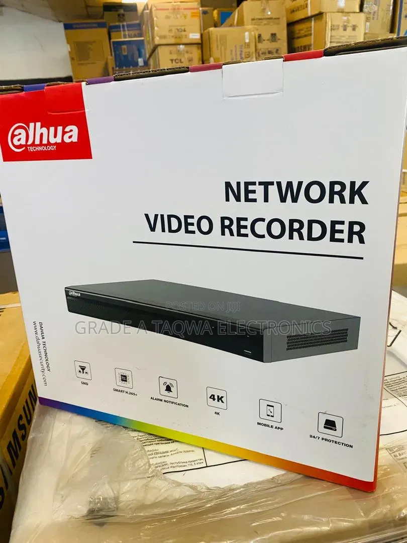 Dahua 32CH Net Vid Recorder 16PoE Ports Supports Up to 12MP IP Cameras