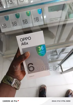 New Oppo A6x 256 GB Black