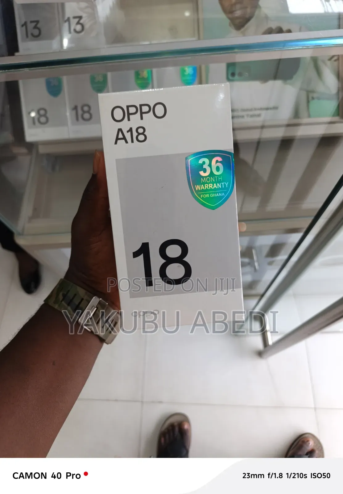 New Oppo A18 128 GB Black