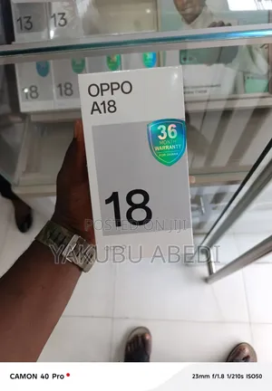 New Oppo A18 128 GB Black