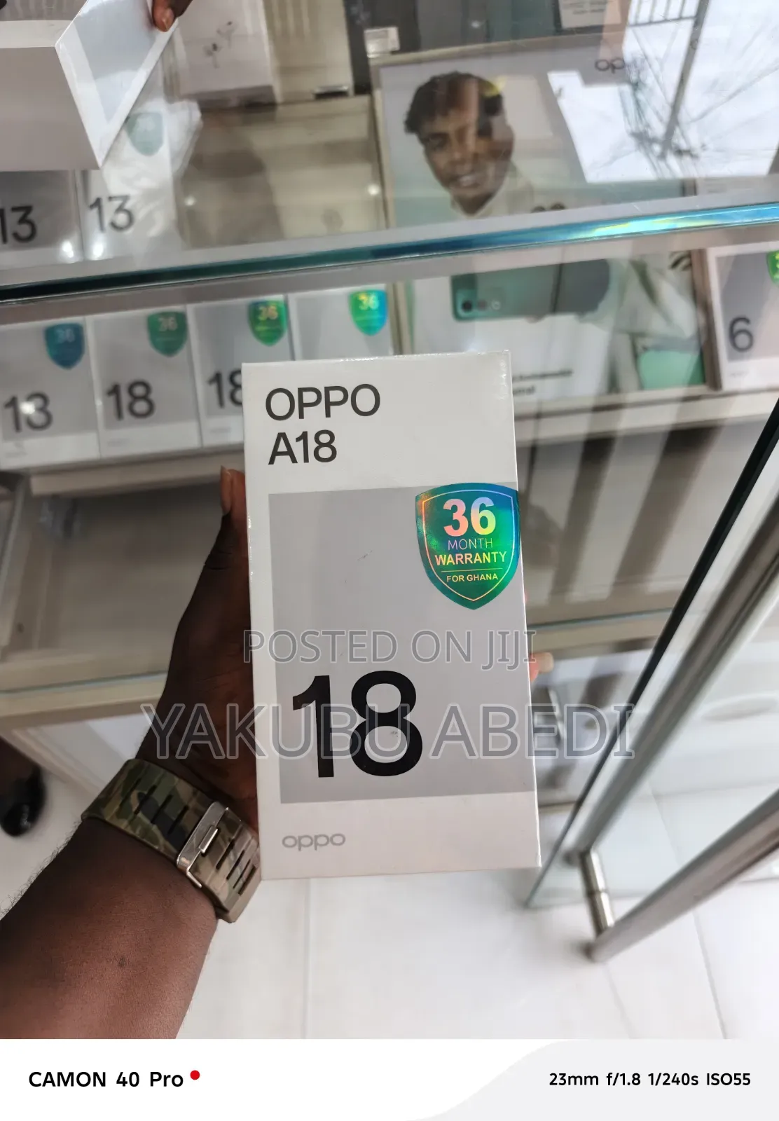 New Oppo A18 128 GB Black