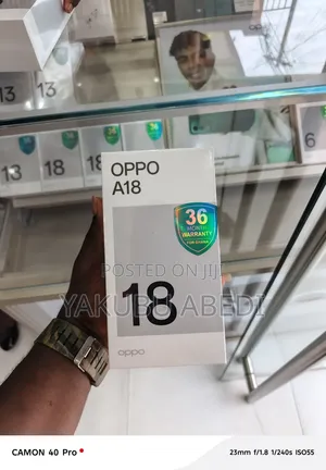 New Oppo A18 128 GB Black