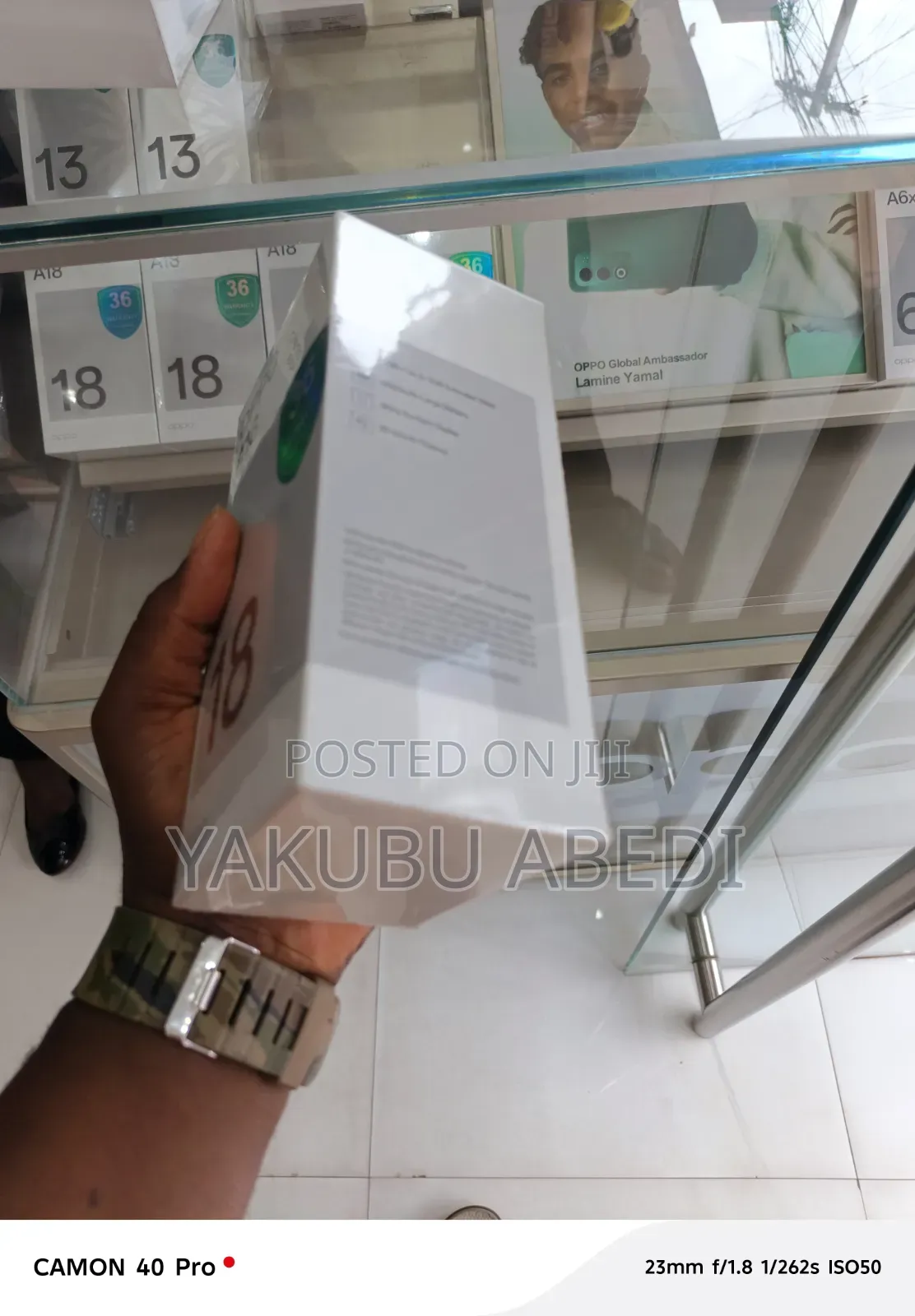 New Oppo A18 128 GB Black