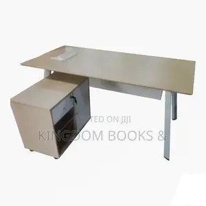 Modern Pole A16 Executive Office Desk With Side Storage Cabinet
