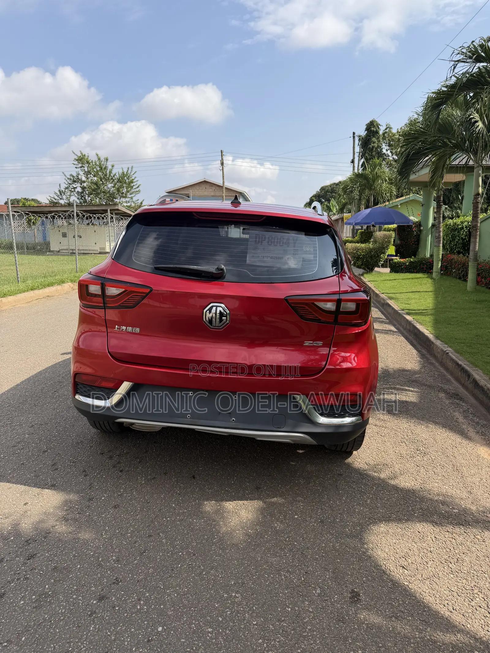 MG ZS 2017 Red