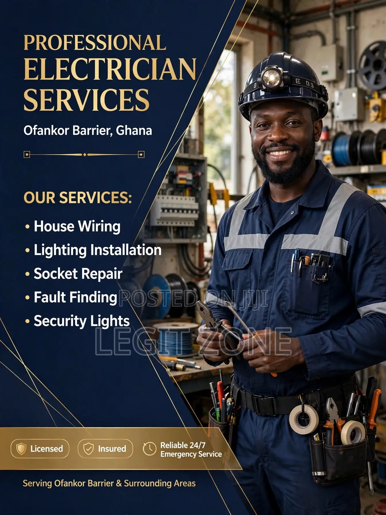 Professional Electrician Available Dm
