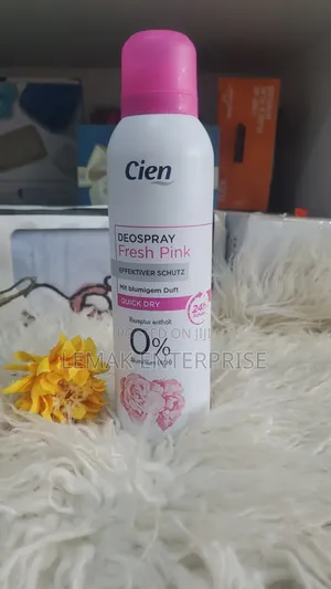 Cien Deospray Fresh Pink Zero Aluminum. 200 Ml. From Germany