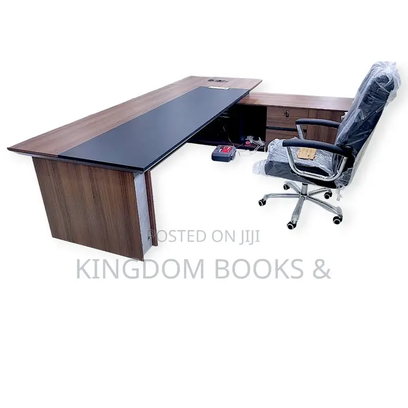 Premium 2.8M Executive L-Shaped Office Desk With Side Storage
