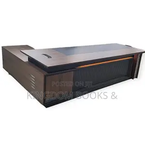 Premium 2.8M Executive L-Shaped Office Desk With Side Storage
