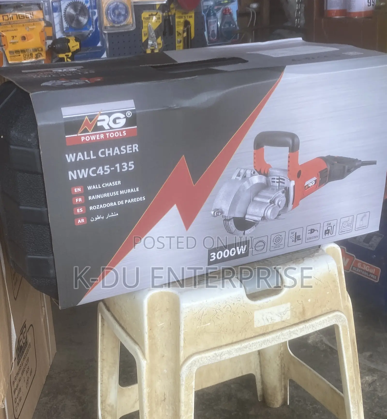 NRG Wall Chasers 3000w(3bl)