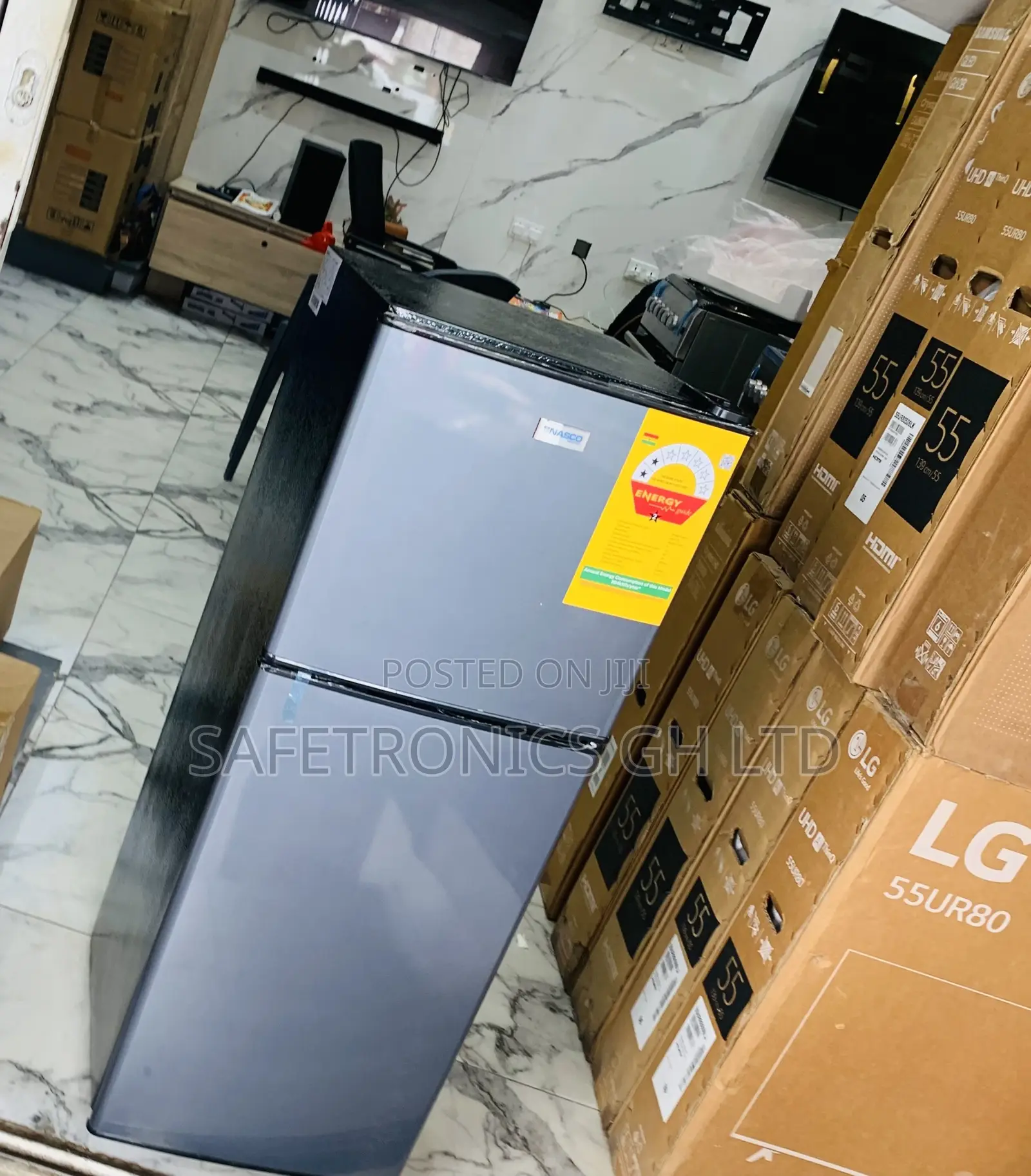 Recommending Best 112L << Nasco Nasf2-13fl Grey 2 Doors Fridge