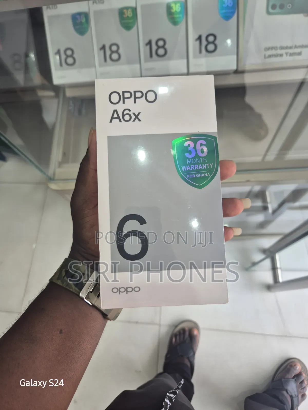 New Oppo A6x 128 GB Blue