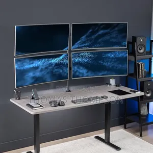 VIVO Quad Monitor Free-Standing Desk Mount