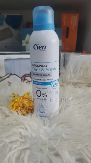 Cien Deospray Pure and Fresh. Zero Aluminum 200 mlFrom Germany.