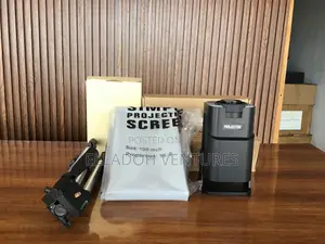 HY320 Mini Projector TV Box + Projector Screen + Stand