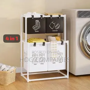 2 Tier Laundry Clothes Storage Organizer Basket in Accra-Fast Delivery