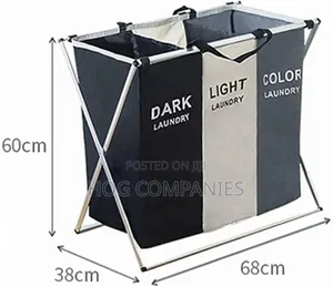 3 in 1 Foldable Laundry Clothes Organizer- Fast Delivery in 2 Hours