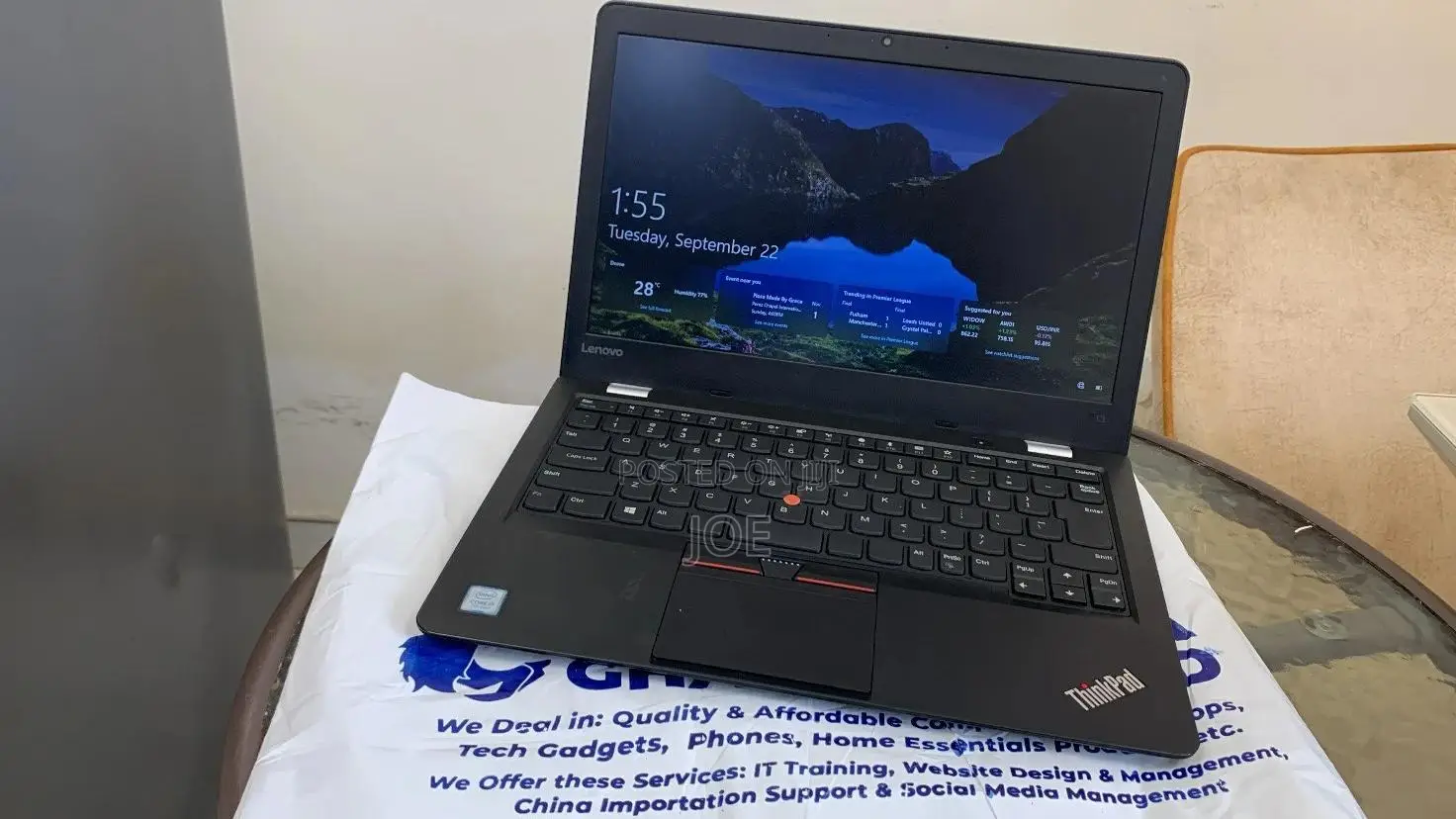 Laptop Lenovo ThinkPad 13 16GB Intel Core i7 SSD 256GB