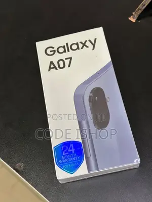 New Samsung Galaxy A07 5G 128 GB Black