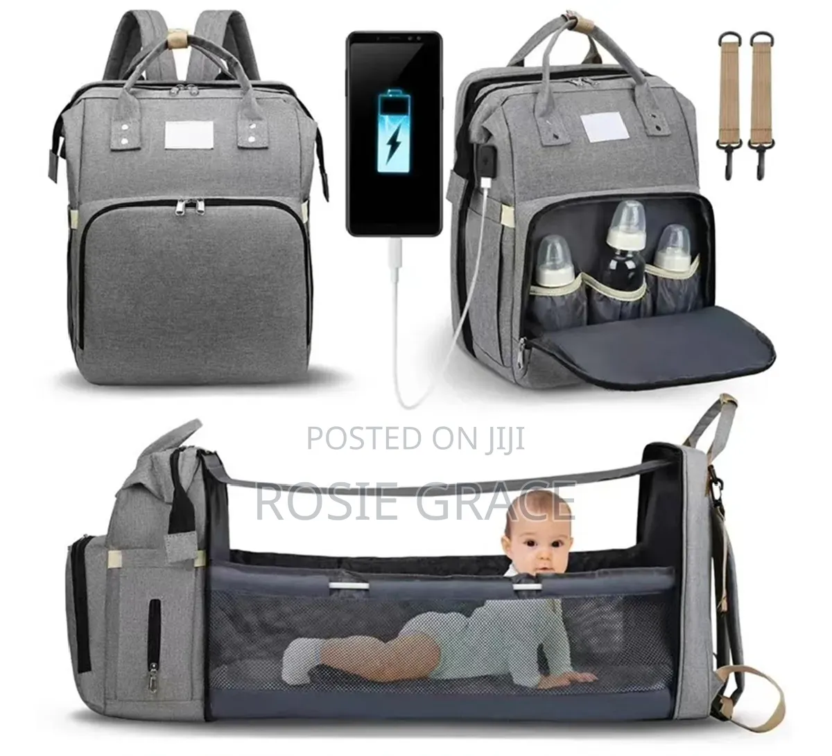 Diaper Bag/Crib or Cot Diaper Bag