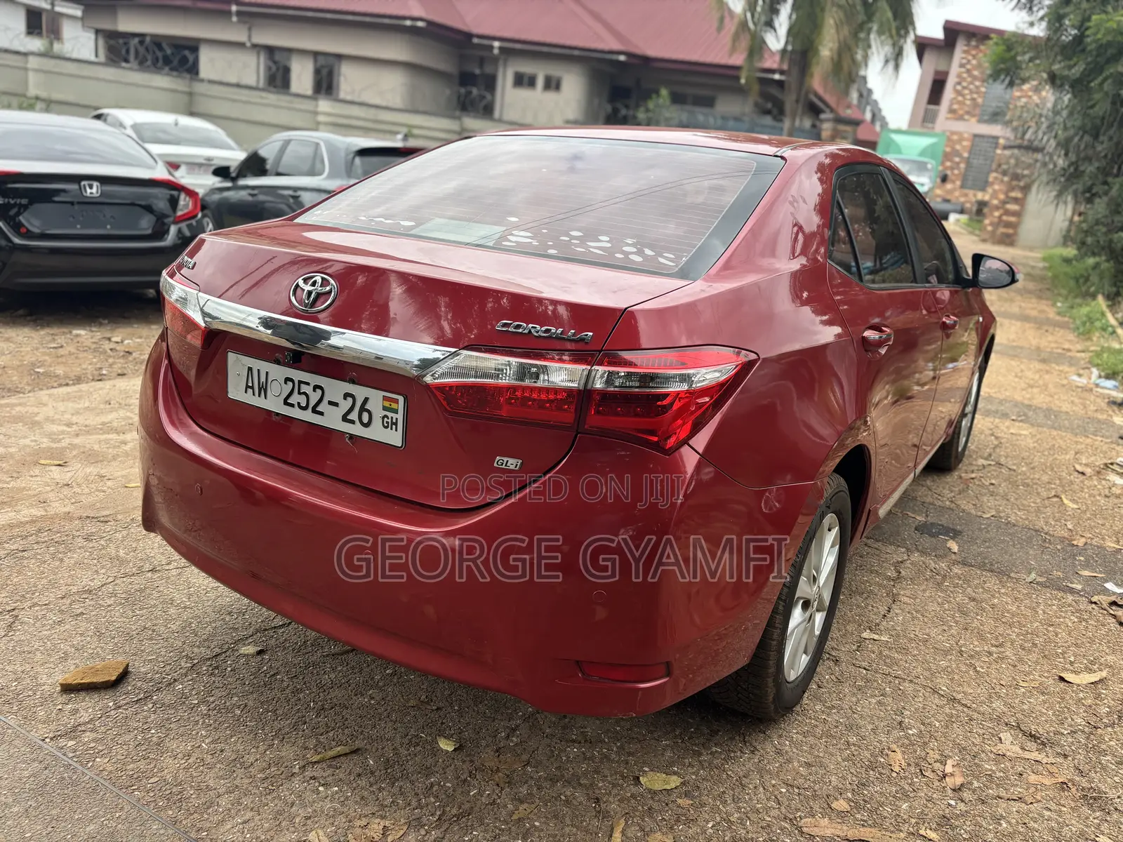 Toyota Corolla LE Plus 4dr Sedan (1.8L 4cyl CVT) 2016 Red
