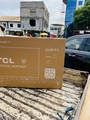 Check Out Durable TCL Google 55” Qled Smart Television(Black)