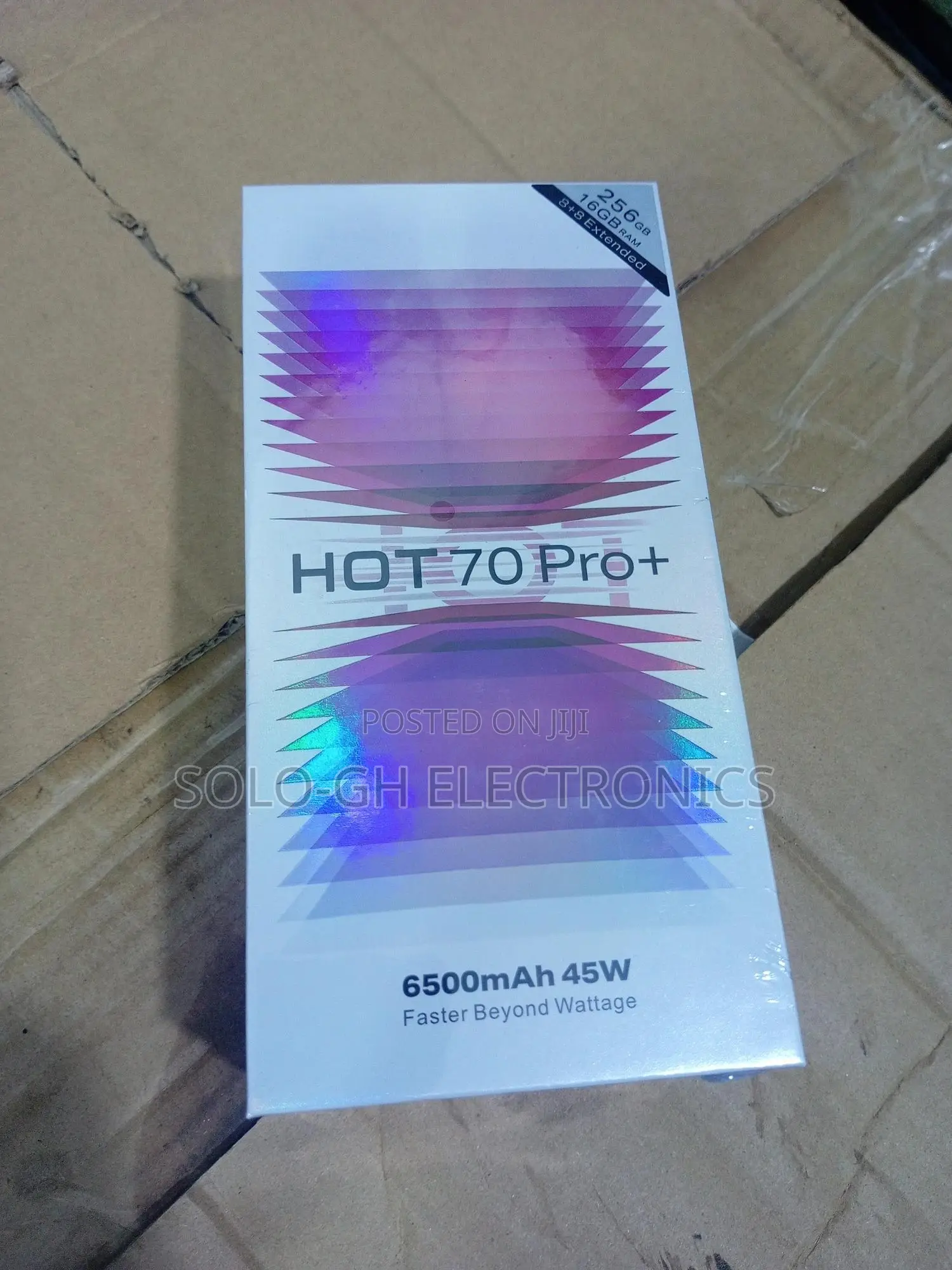 New Infinix Hot 70 Pro 5G+ 256 GB Black