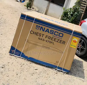 Neatly Sealed 400L Nas475fl Nasco • 1 Door Black Freezer