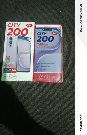 New Itel City 200 128 GB Black