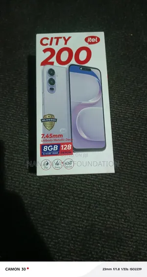 New Itel City 200 128 GB Black