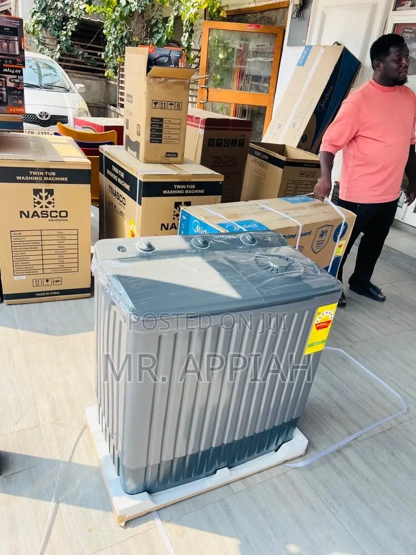 Check Durable Nasco 11kg Spin Dry Electric Washing Machine