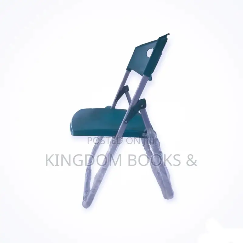Portable Plastic Foldable Chair With Metal Frame