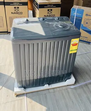 Check Out Durable Nasco 11kg Semi-Automatic Washing Machine(Gray)