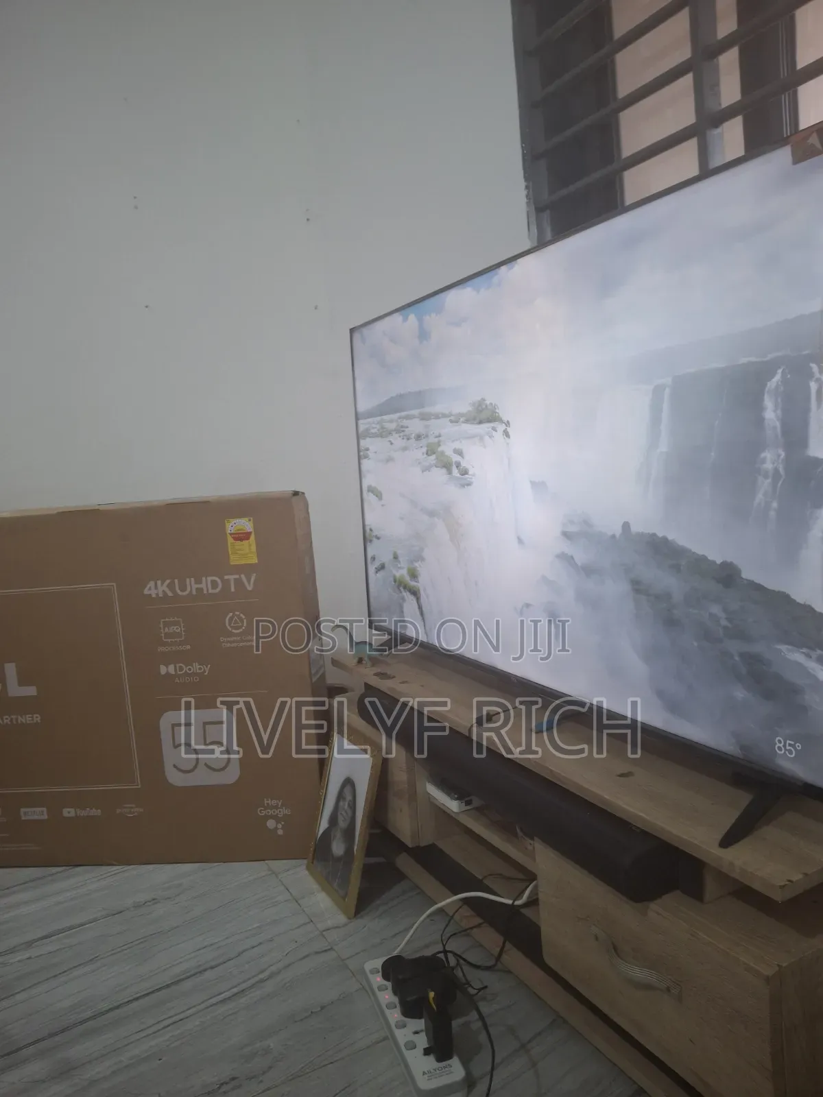 Super Clean TCL 55" UHD Smart Google TV(Model 55P635)