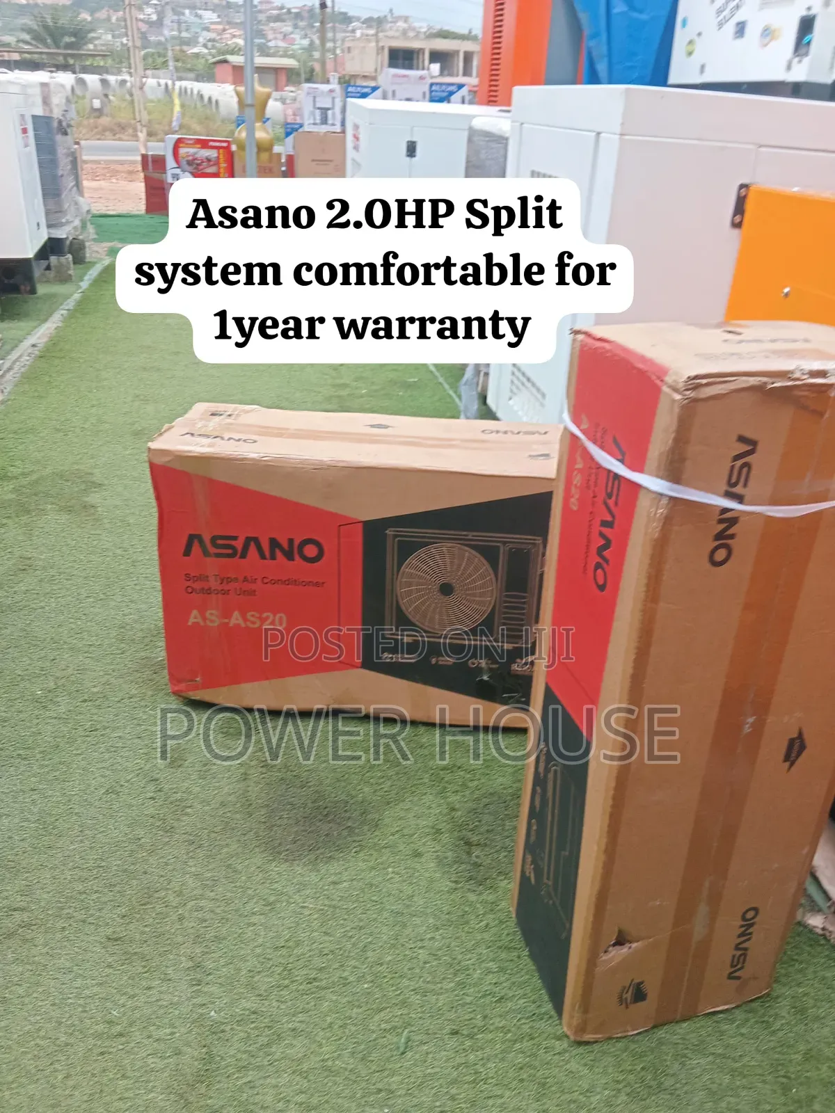 Asano 2.0HP Split AC – Massive Performance Cooling System