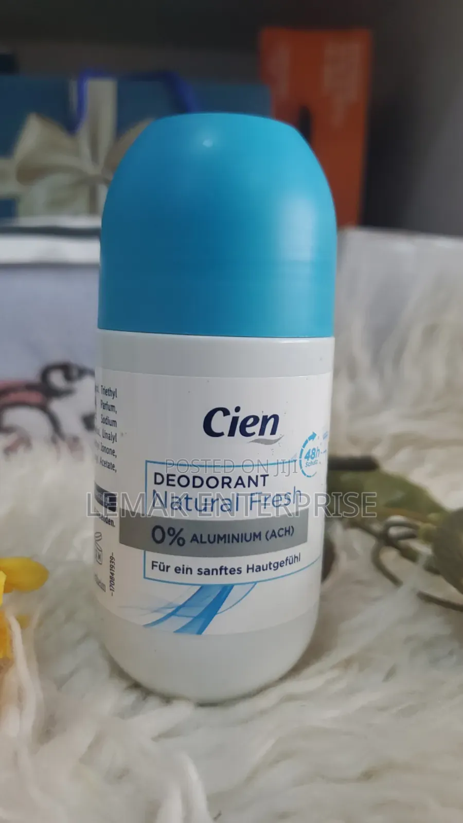 Cien Deodorant Natural Fresh 0% Aluminum 50ml From Germany