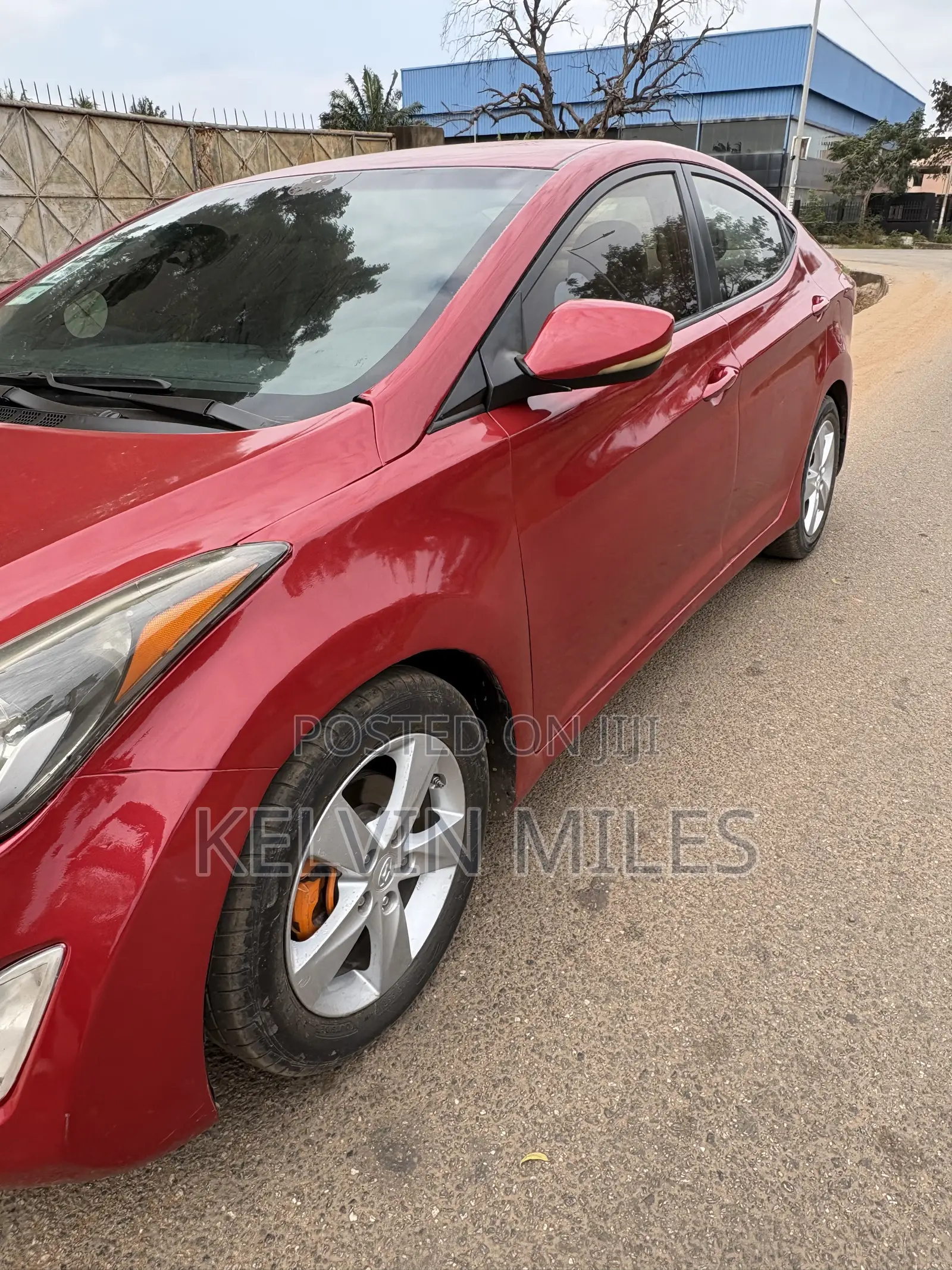 Hyundai Elantra GLS Sedan FWD (1.8L 4cyl 6A) 2013 Red