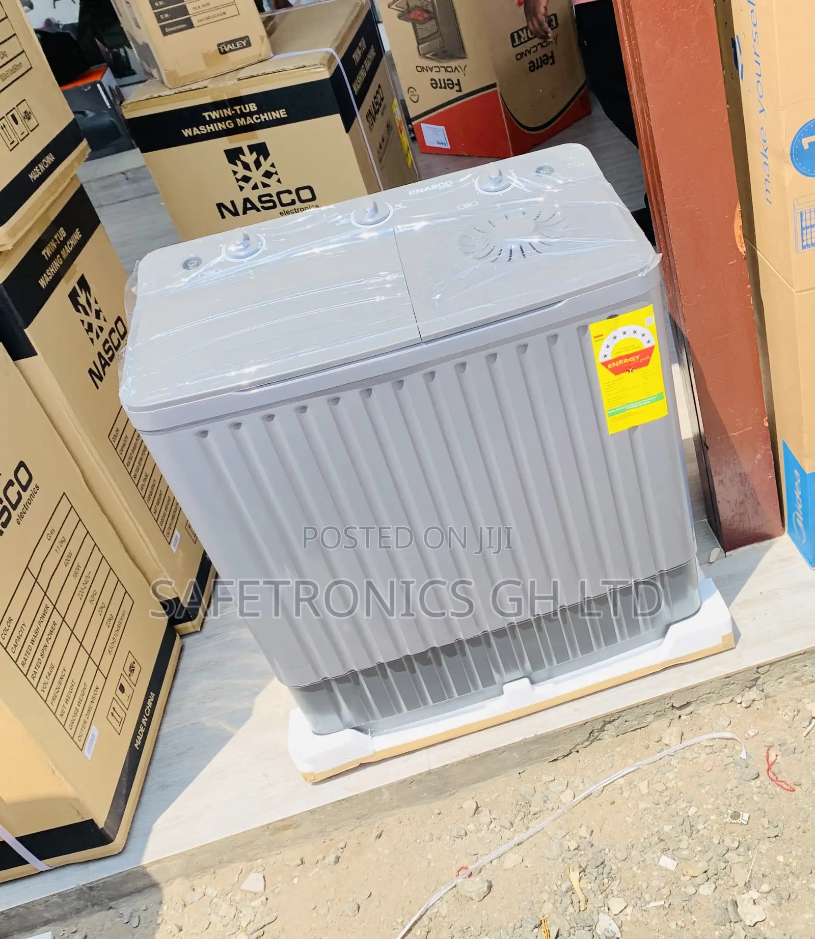 Just Approved (Grey) Nasco 11kg TopLoad Semiautomatic Washer