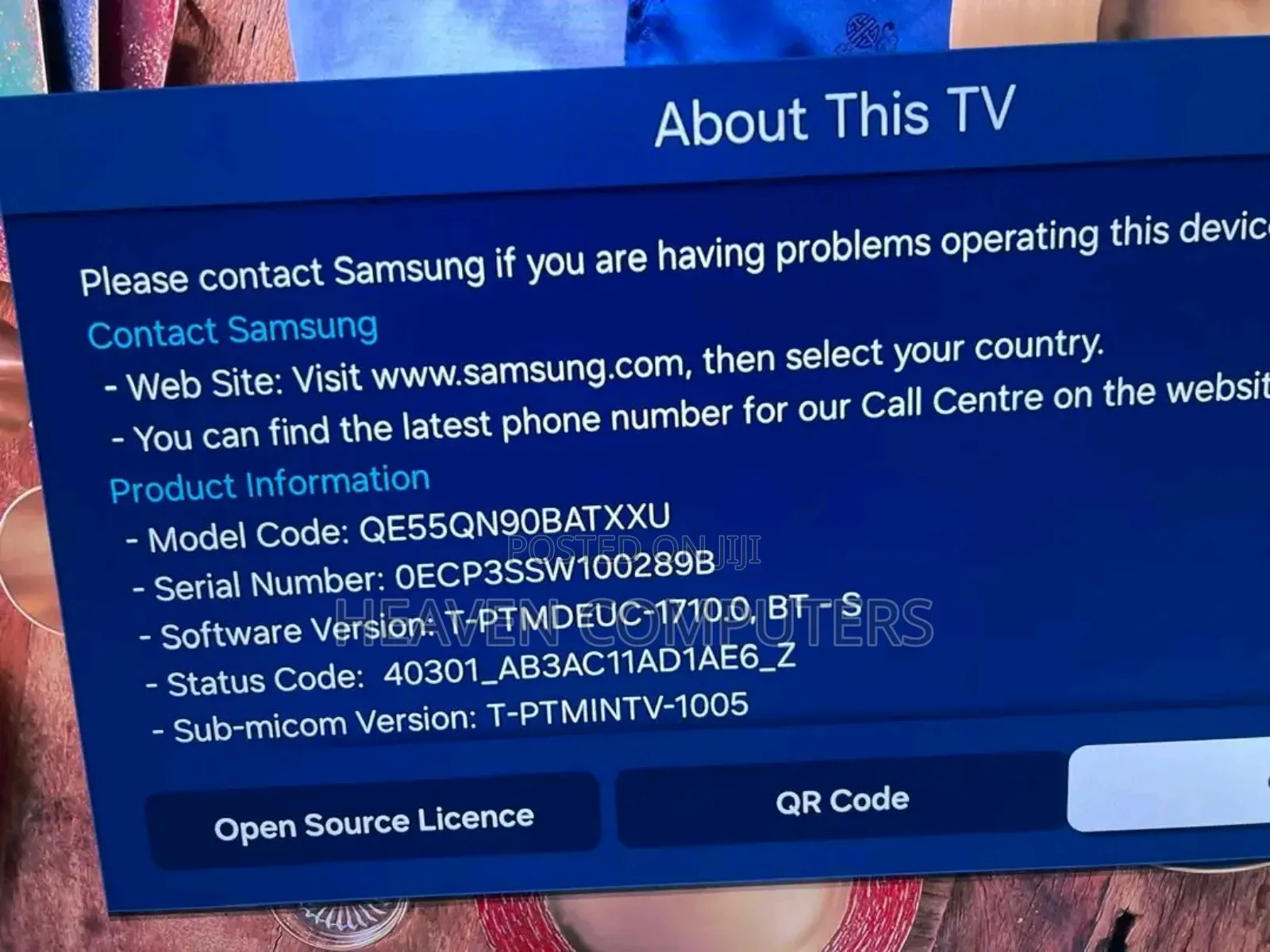 55inches Qled TV