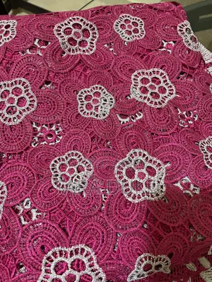 Magenta Cord Lace