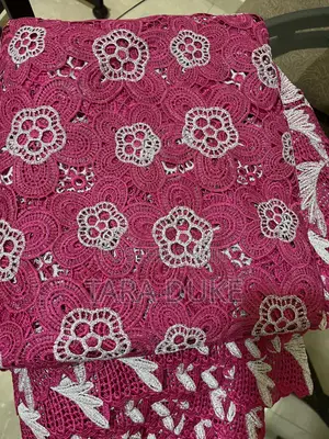 Magenta Cord Lace