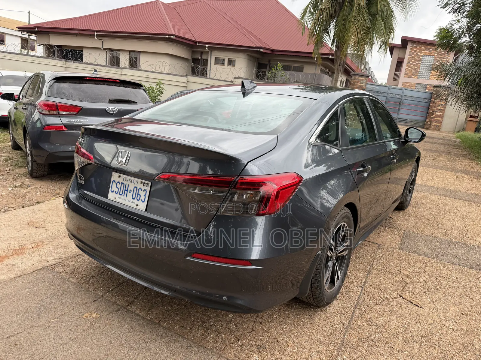 Honda Civic EX-L CVT 2024 Gray