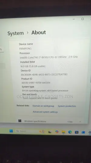 Laptop Lenovo ThinkPad X1 Carbon 16GB Intel Core i7 SSD 512GB