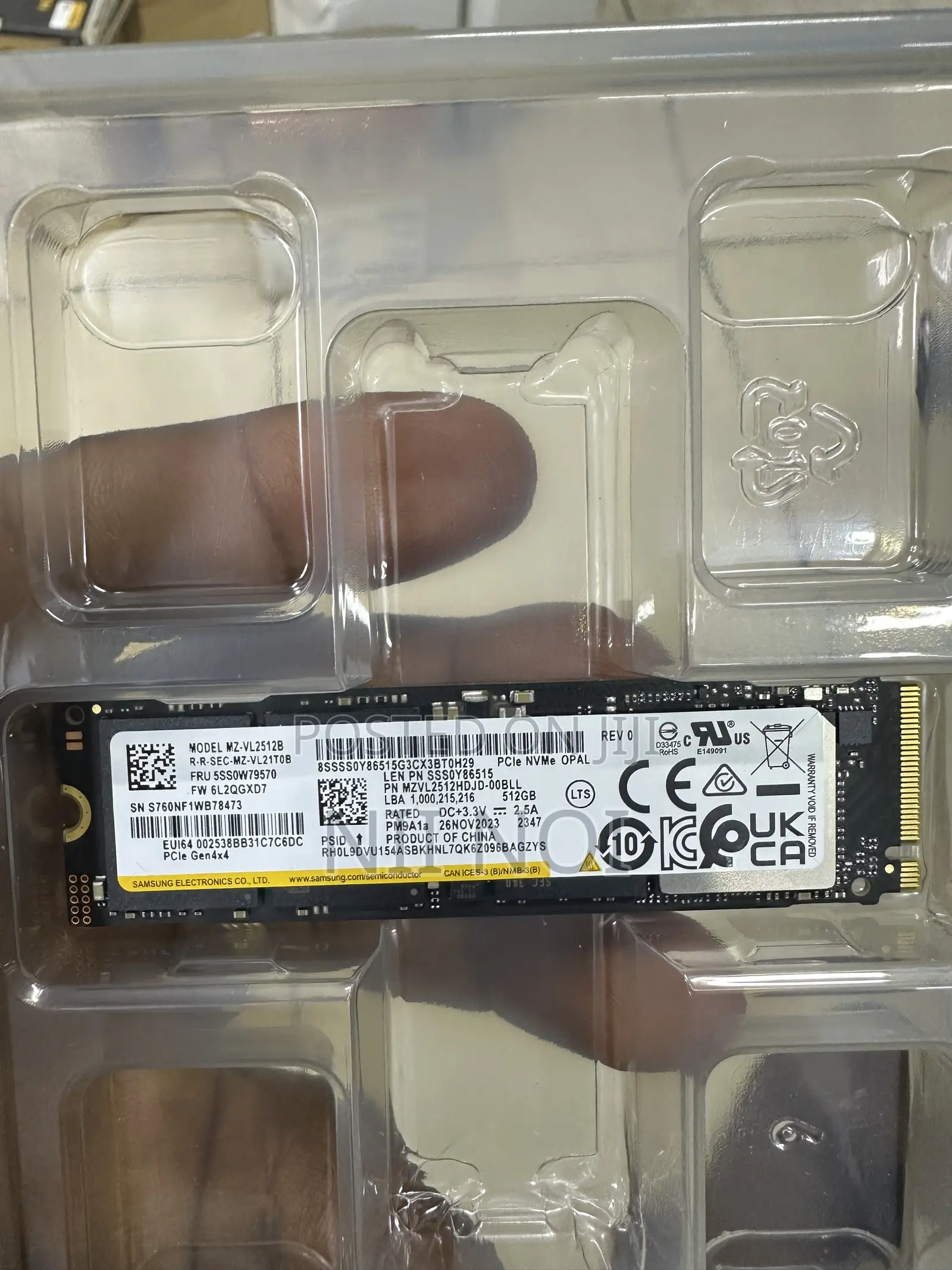 Samsung SSD Mz-Vl2512b