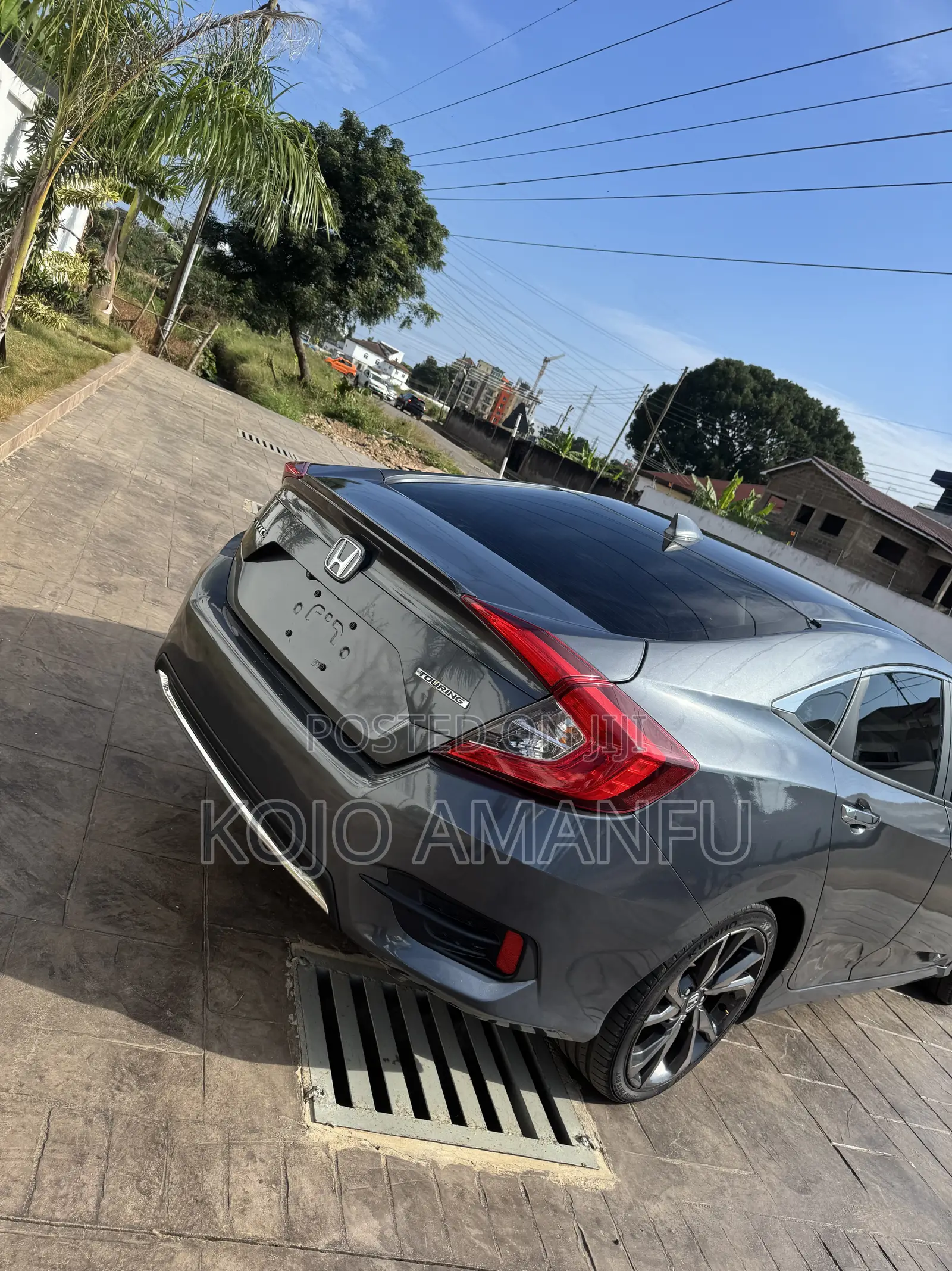 Honda Civic Touring Sedan 2019 Gray