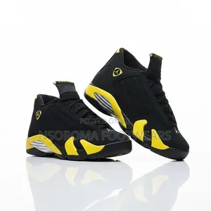 Air Jordan 14 Thunder Yellow – Unisex Sneakers