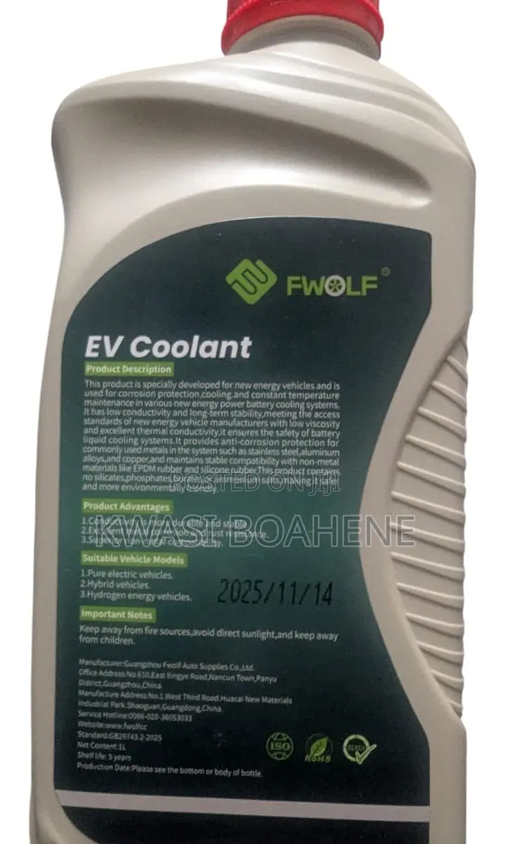 Electric and Hybrid Vehicle Coolant