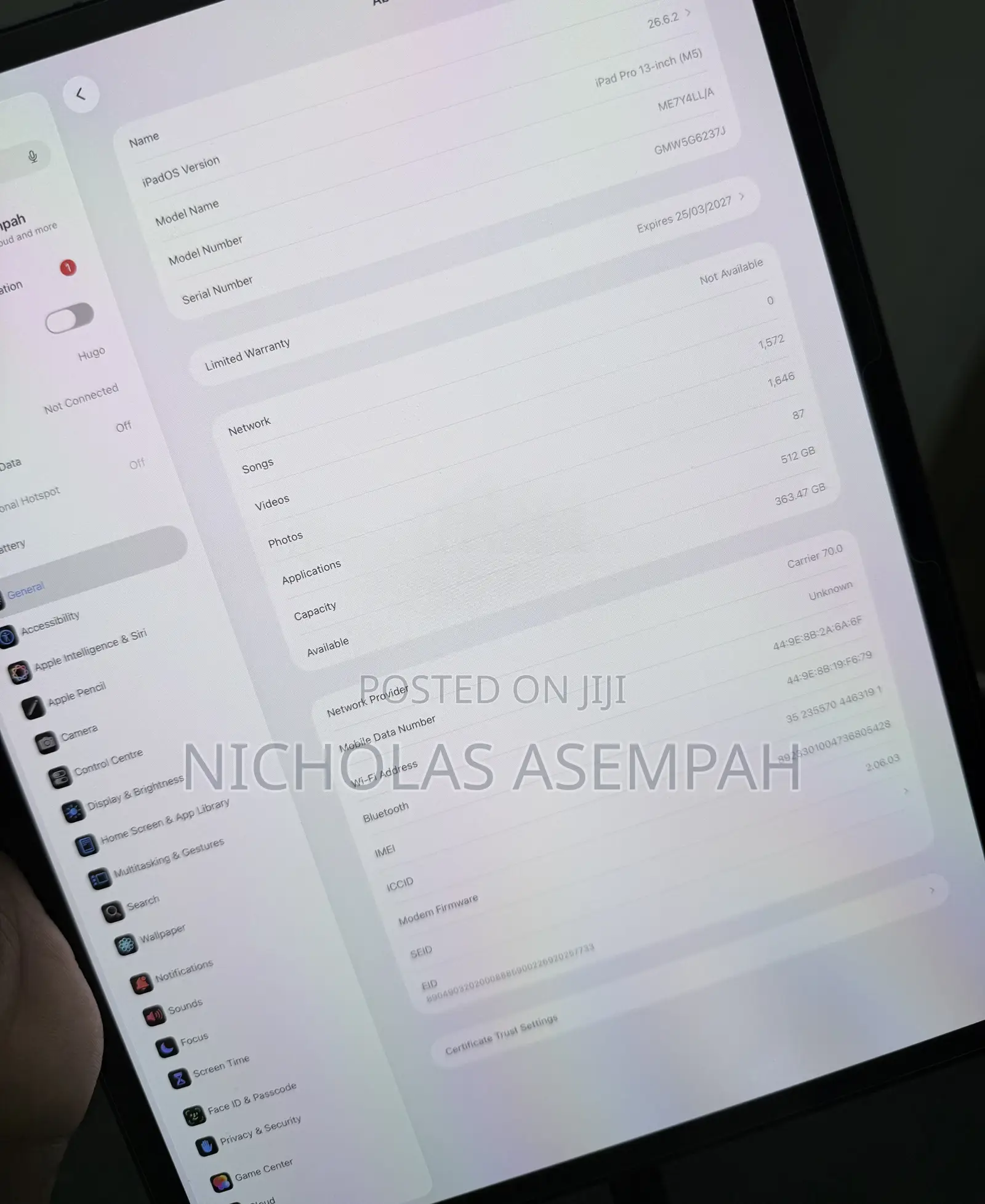 Apple iPad Pro 13 (2025) 512 GB Black
